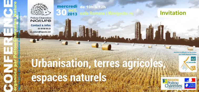 Conférence 2013 : « Urbanisme et consommation d’espaces »