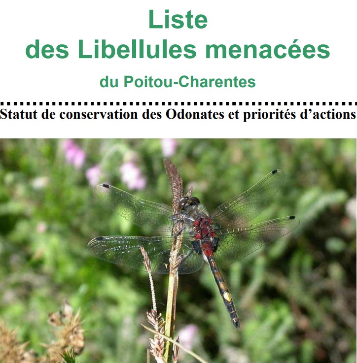 Liste rouge des Libellules menacées du Poitou-Charentes 2007