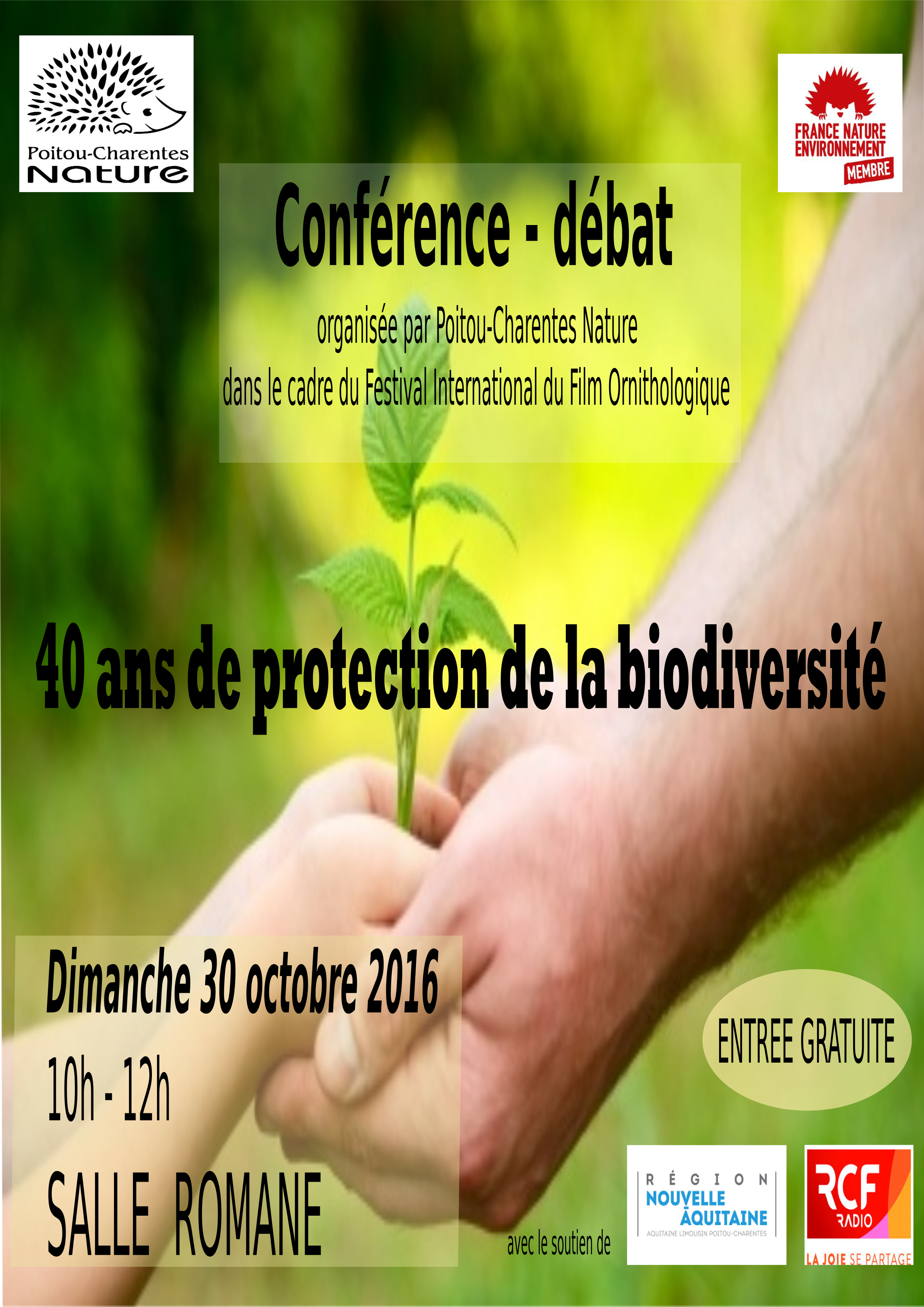 Conférence 2016 : « 40 ans de protection de la biodiversité »