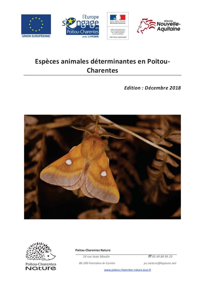 Espèces animales et végétales déterminantes