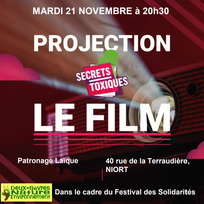 Projection-débat du film Secrets Toxiques par DSNE