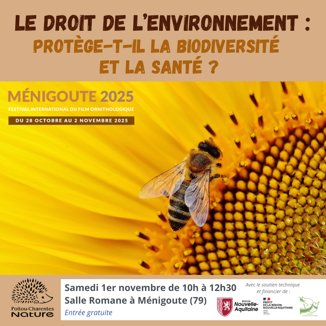 Conférence droit de l&rsquo;environnement, biodiversité et santé